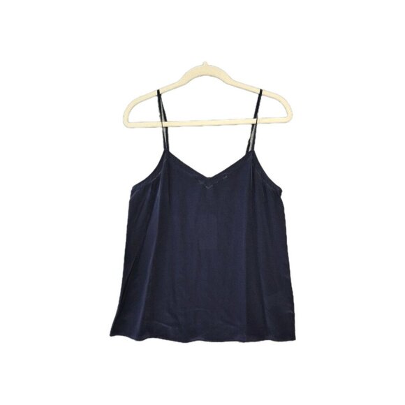 NWT Boden Women's Navy Blue V-Neck 100% Silk Cami US 4 - Picture 1 of 9